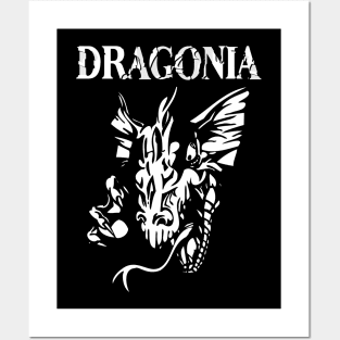 The legend of dragonia, white dragon Posters and Art